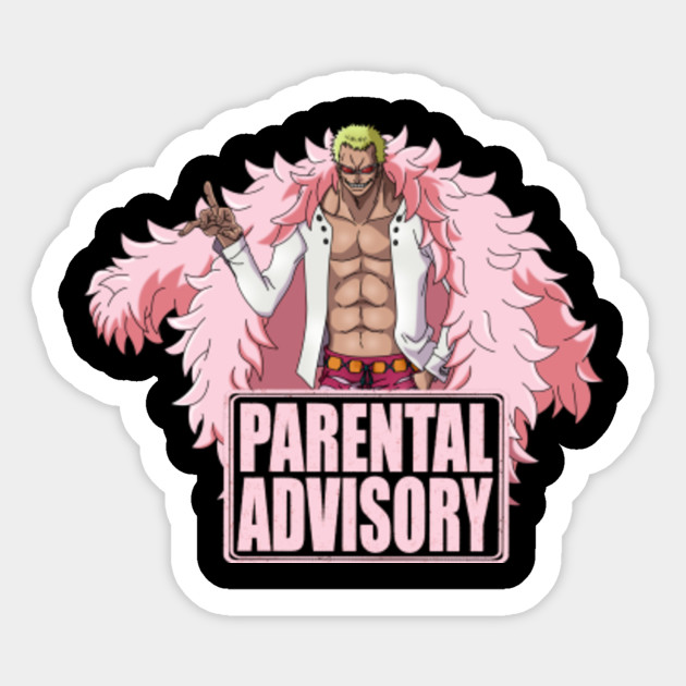 Doflamingo ONE PIECE One Piece Sticker TeePublic